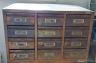 Skříň dřevěná šuplíková (Wooden drawer cabinet) 750x540x480